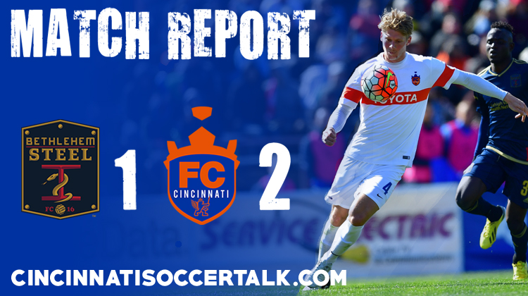 FC Cincinnati Bethlehem-Match-Report