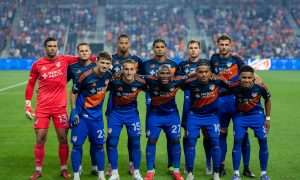 FC Cincinnati v Nashville starting 11. Photo by Jon Goldsberry